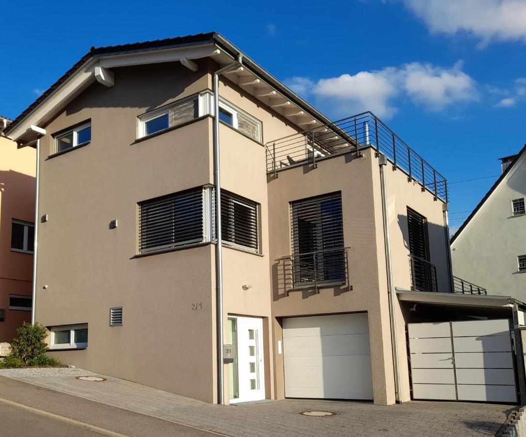 Ferienwohnung Im Weinbergweg ラーベンスブルク エクステリア 写真