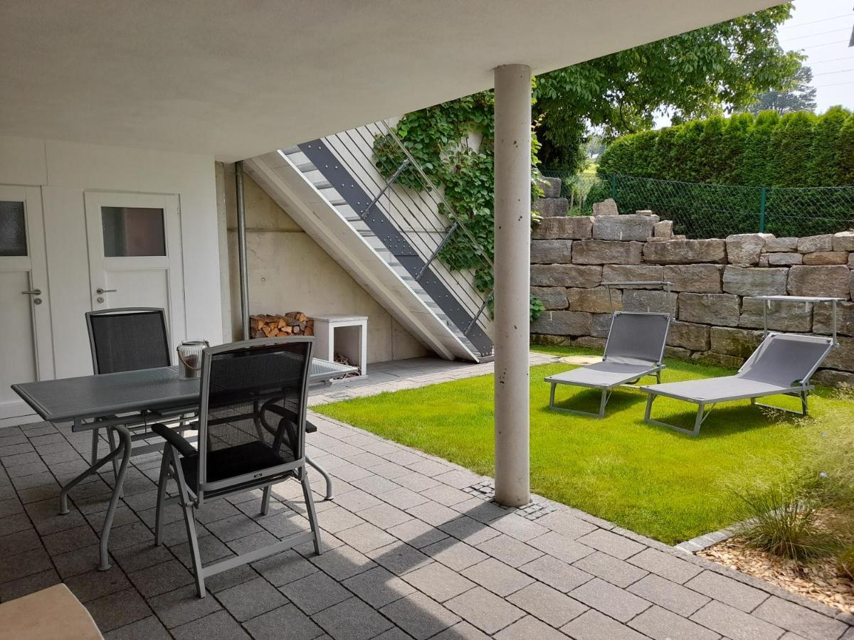 Ferienwohnung Im Weinbergweg ラーベンスブルク エクステリア 写真
